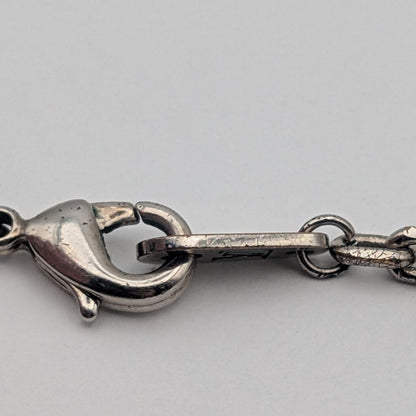 Louis Vuitton Corriem Necklace Silver Space Shuttle Rocket Moon — view 5