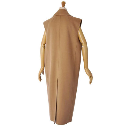 Max Mara S' Long Gilet Sleeveless Vest Coat — view 6