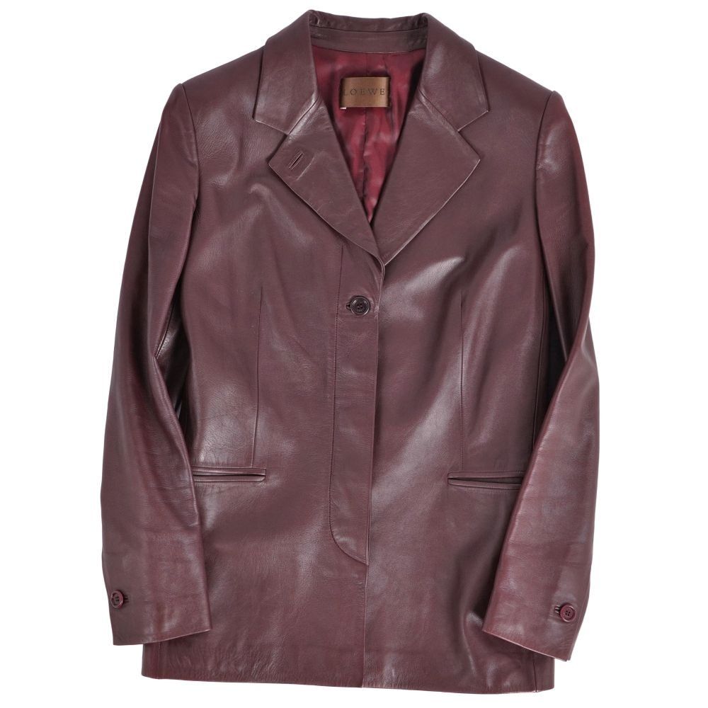 Loewe Jacket Te la de Leather Lambskin