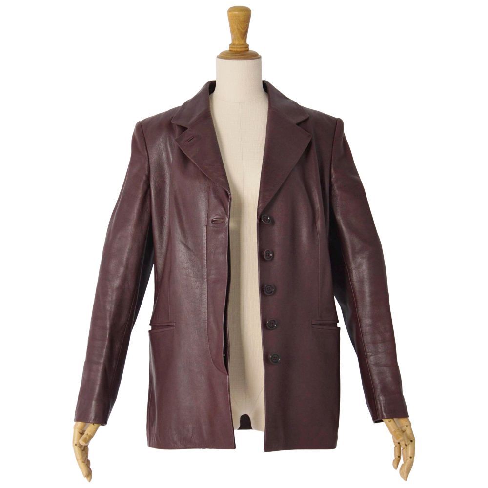 Loewe Jacket Te la de Leather Lambskin — view 4