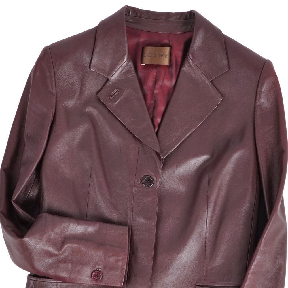 Loewe Jacket Te la de Leather Lambskin — view 2