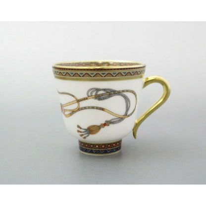 Hermes Cheval D'orient Coffee Cup & Saucer Pair High Quality Western Tableware
