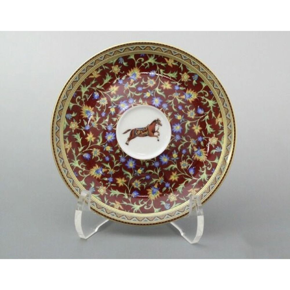 Hermes Cheval D'orient Coffee Cup & Saucer Pair High Quality Western Tableware — view 2