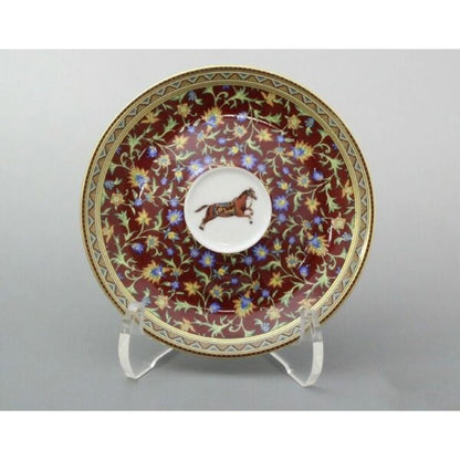 Hermes Cheval D'orient Coffee Cup & Saucer Pair High Quality Western Tableware — view 2