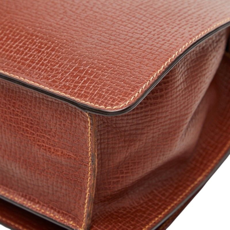 Loewe Barcelona Handbag Brown Leather — view 7