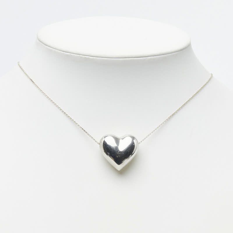 Tiffany & Co Heart Necklace Silver — view 8