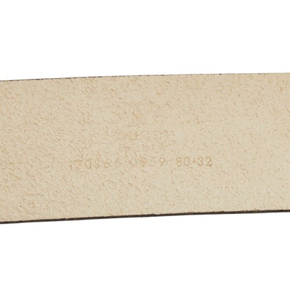 Gucci 80 32 Beige Leather Belt — view 6