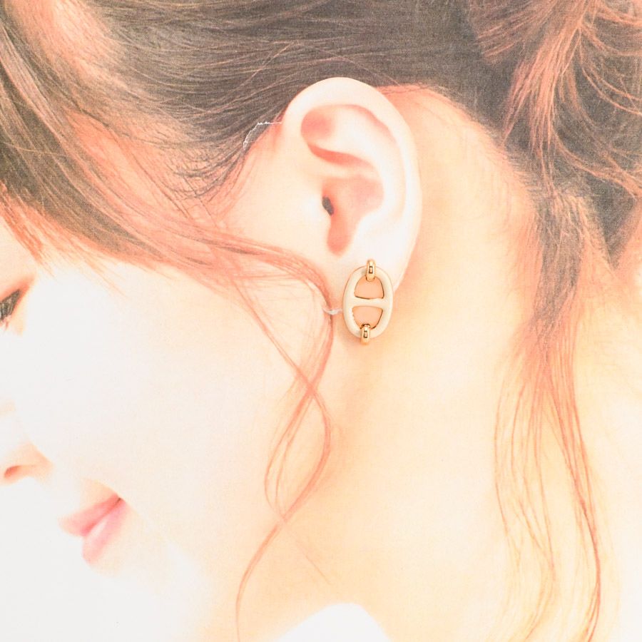 Hermes Earrings Mini Maillon — view 4