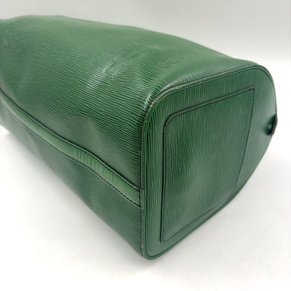 Louis Vuitton Speedy 40 Epi Borneo Green Leather Handbag Gold — view 7