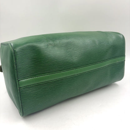 Louis Vuitton Speedy 40 Epi Borneo Green Leather Handbag Gold — view 8