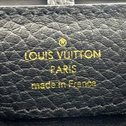 Louis Vuitton Capucines PM Parnascea Noir Leather Black Handbag Gold — view 5