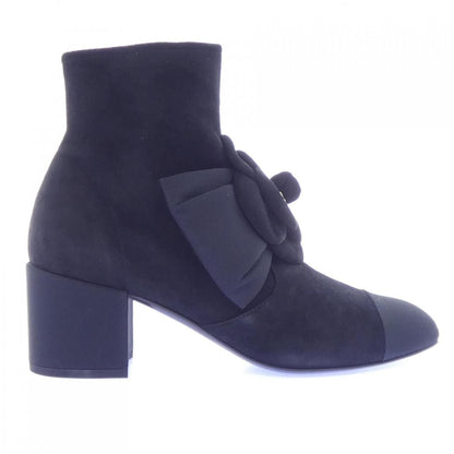 Chanel Short Boots Black