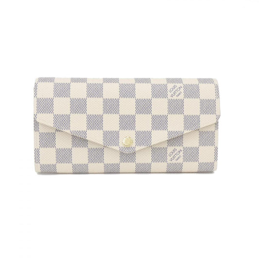 Louis Vuitton Damier Azur Portefeuille Sarah Wallet