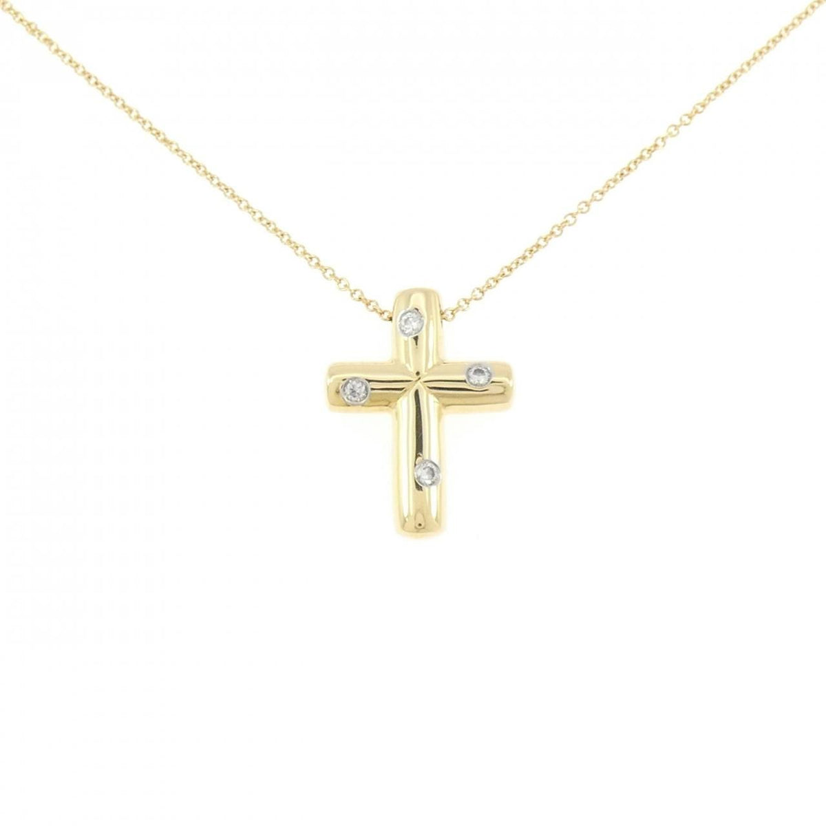 Tiffany & Co Dots Cross Necklace