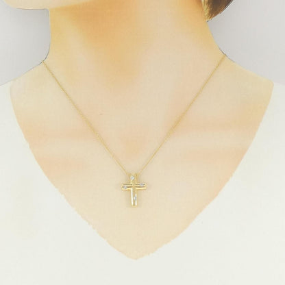 Tiffany & Co Dots Cross Necklace — view 6