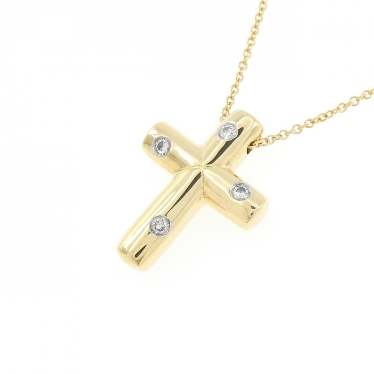 Tiffany & Co Dots Cross Necklace — view 3