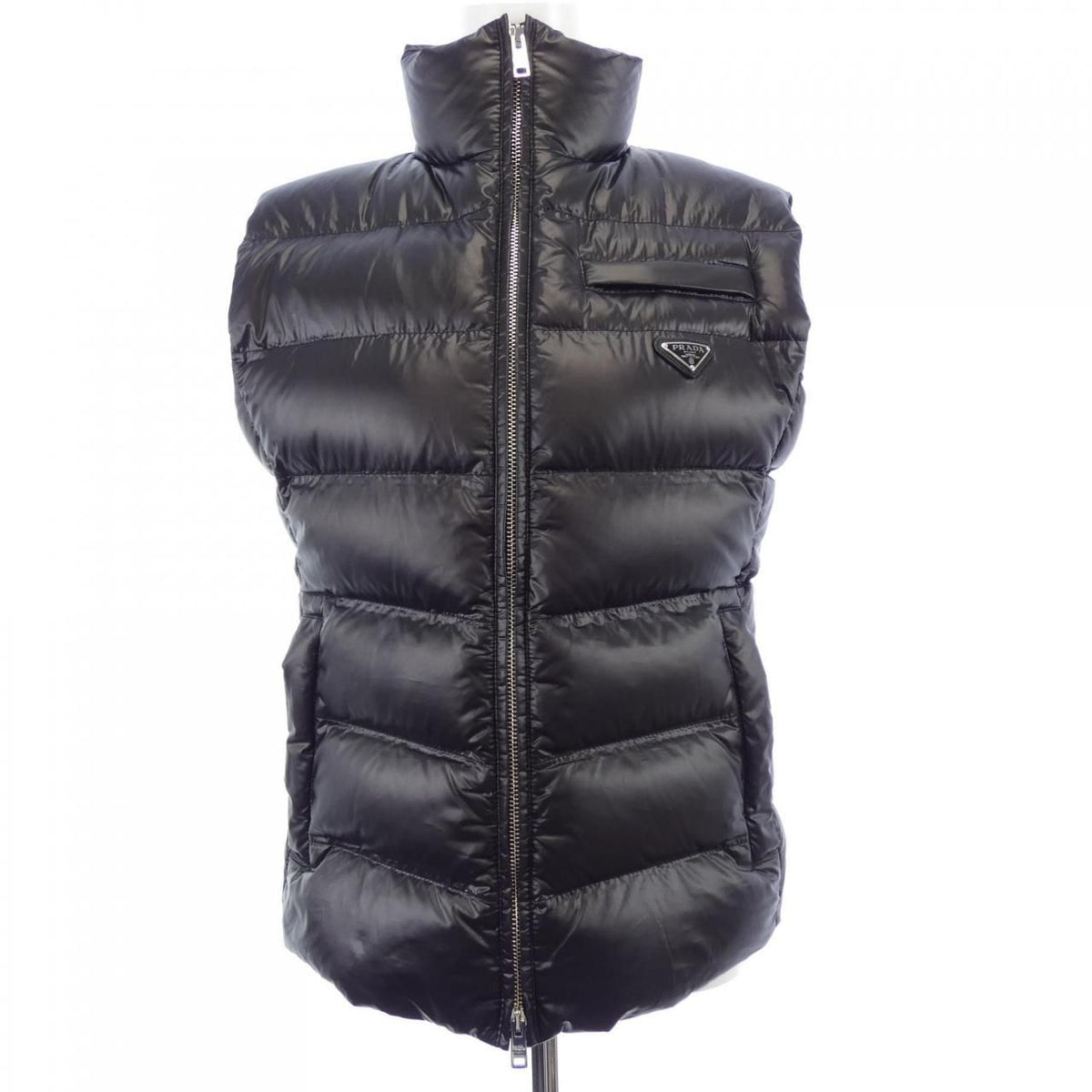 Prada Triangle Logo Down Vest