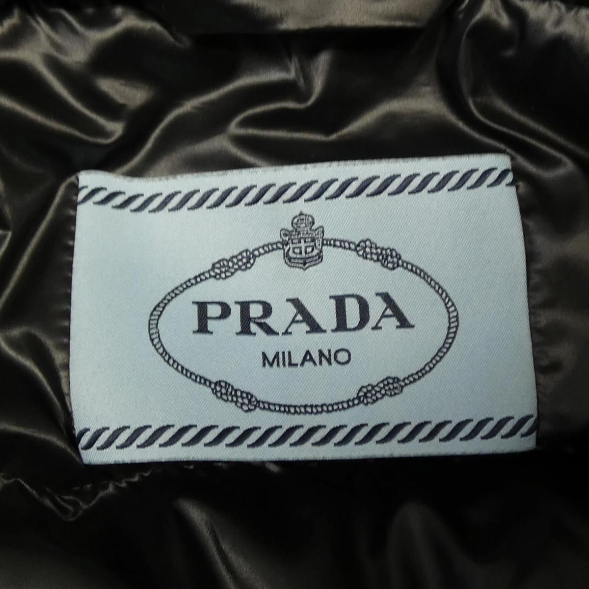 Prada Triangle Logo Down Vest — view 4