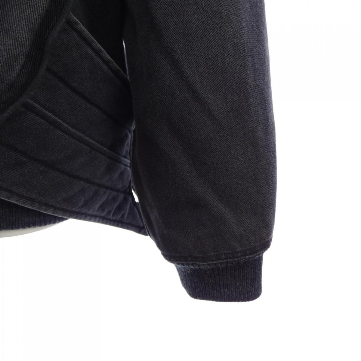 Louis Vuitton Zip Thro Denim Hoodie with Sash and Patch — view 6