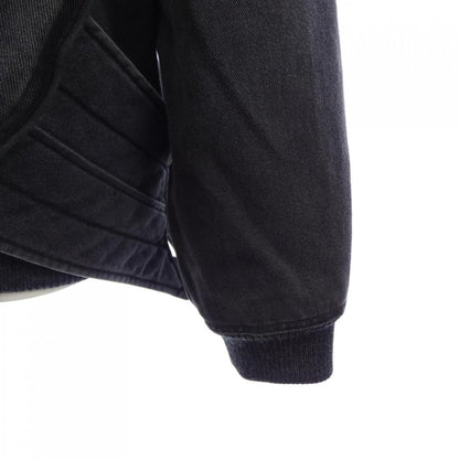 Louis Vuitton Zip Thro Denim Hoodie with Sash and Patch — view 6