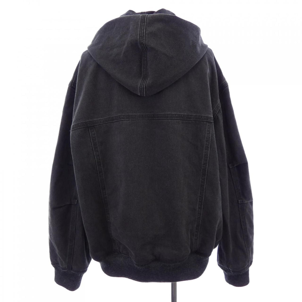 Louis Vuitton Zip Thro Denim Hoodie with Sash and Patch — view 8