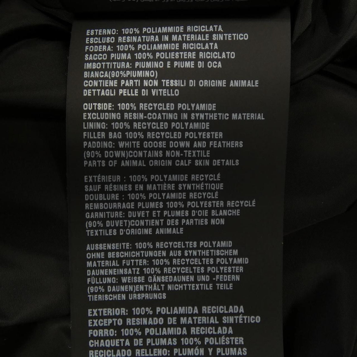 Prada Triangle Logo Down Jacket — view 3