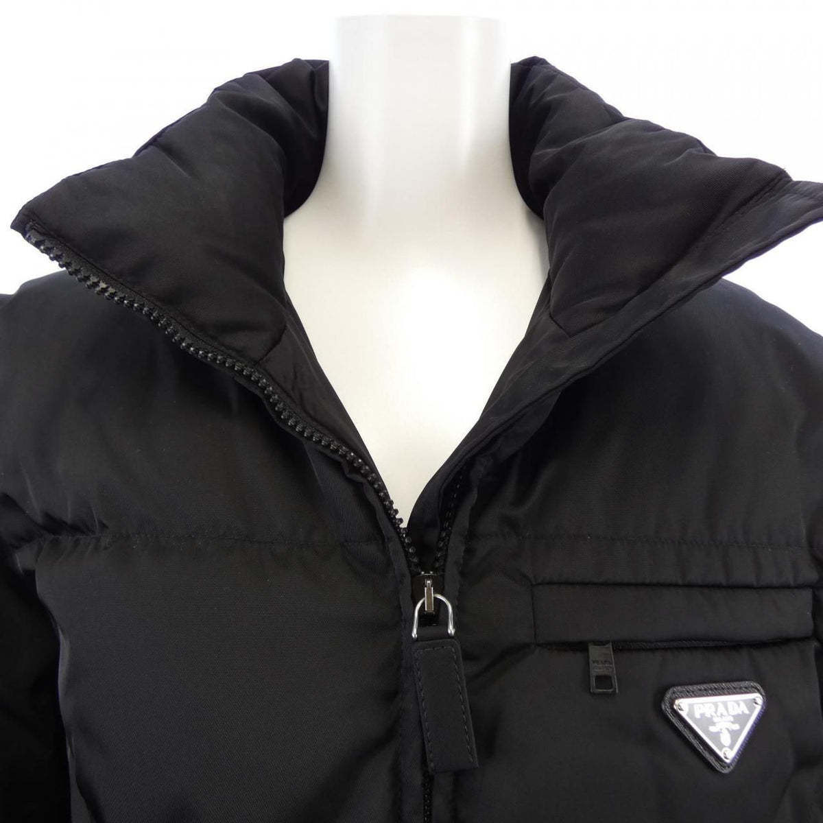 Prada Triangle Logo Down Jacket — view 5
