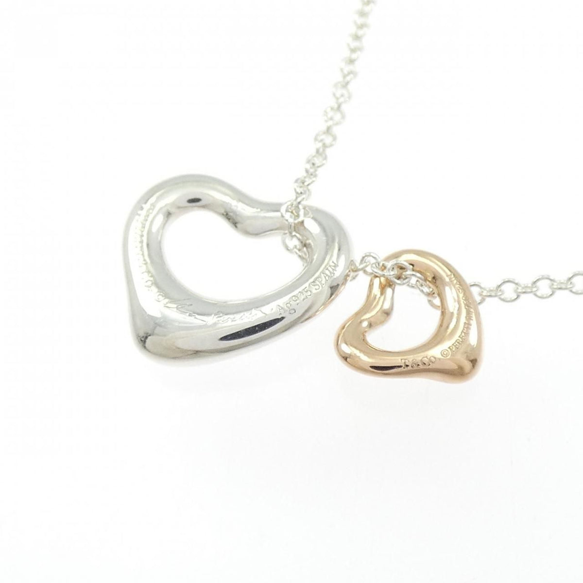 Tiffany & Co Open Heart Extra Mini Necklace — view 4