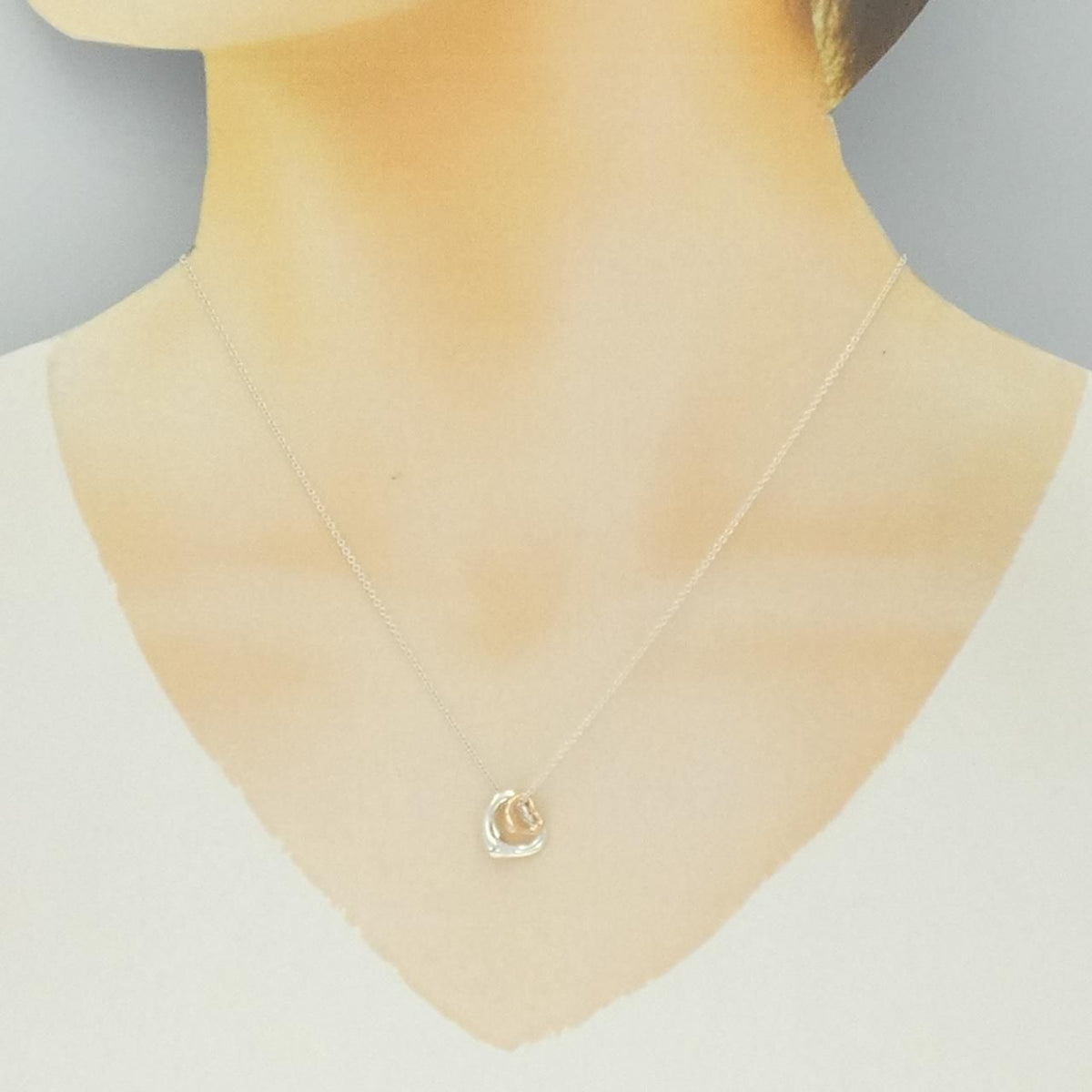 Tiffany & Co Open Heart Extra Mini Necklace — view 6