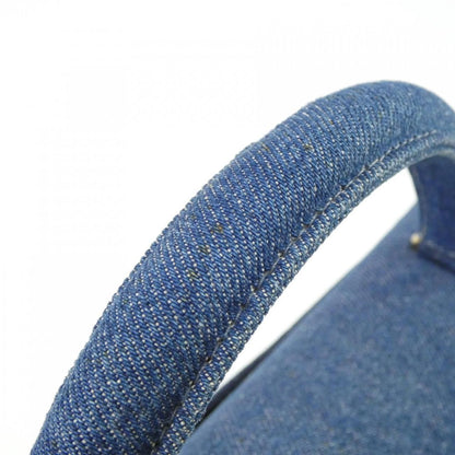 Chanel Vintage Bag Handbag Blue — view 8