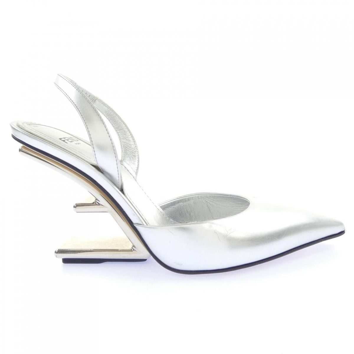 Fendi Pumps Heel Silver
