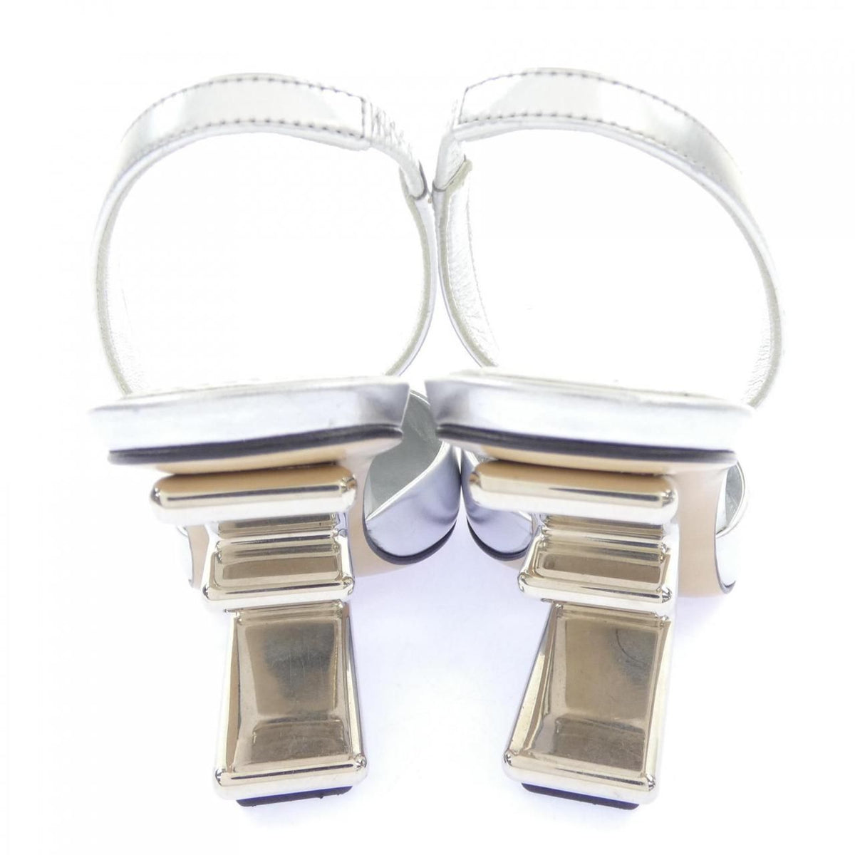 Fendi Pumps Heel Silver — view 5