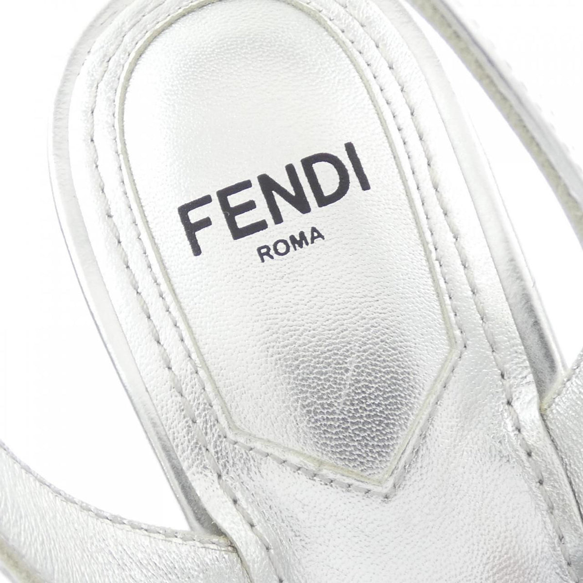 Fendi Pumps Heel Silver — view 6
