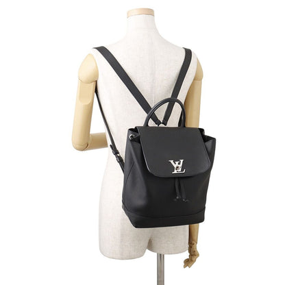 Louis Vuitton Backpack Grain Calf Leather Lockme Black — view 4