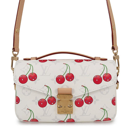 Louis Vuitton Shoulder Bag Monogram Cherry LV Takashi Murakami Pochette Metis