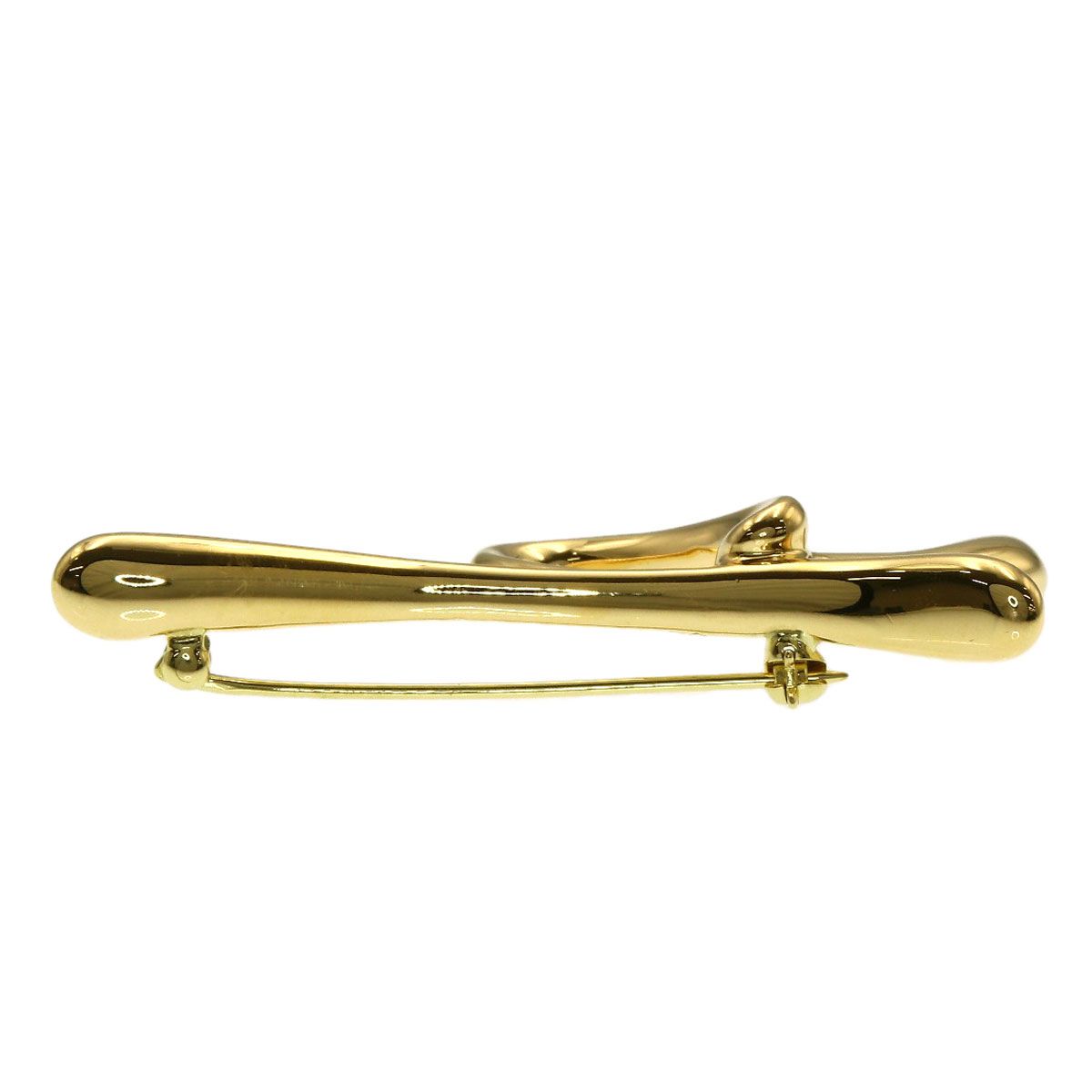 Tiffany & Co Initial Brooch 18K Yellow Gold — view 3