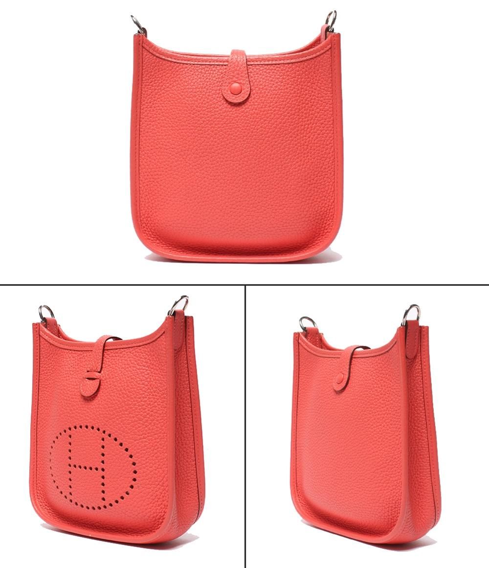 Hermes Shoulder Bag Silver Crossbody Taurillon Clemence Evelyne TPM — view 2