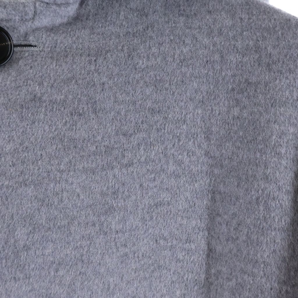 Loewe Hooded Wool Coat Gray — view 5