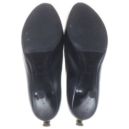 Louis Vuitton O'leary Line Pumps Sandals Black Heels — view 5