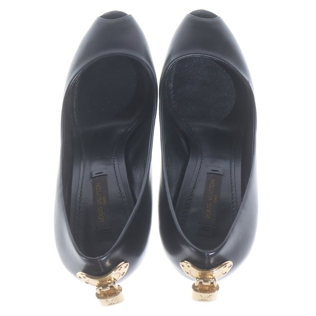 Louis Vuitton O'leary Line Pumps Sandals Black Heels — view 4