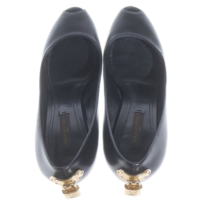 Louis Vuitton O'leary Line Pumps Sandals Black Heels — view 4