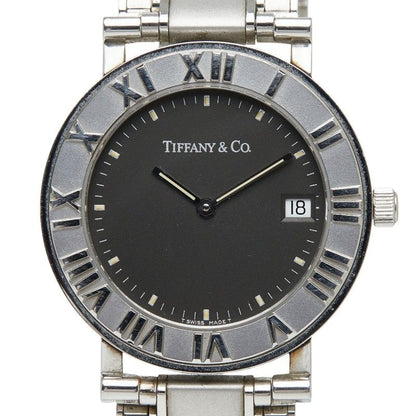 Tiffany & Co Atlas Watch Black Stainless Steel