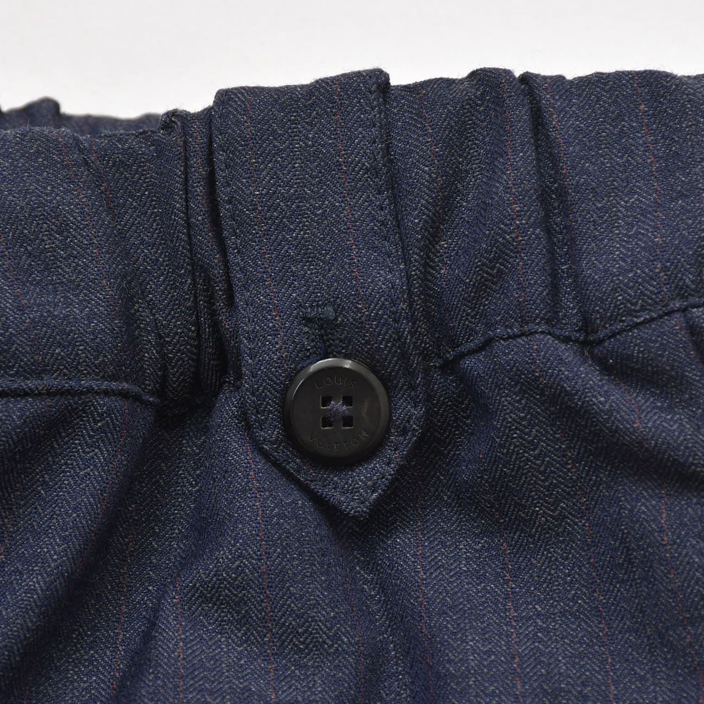 Louis Vuitton Trousers Shirred Haw Easy Pants Navy — view 5