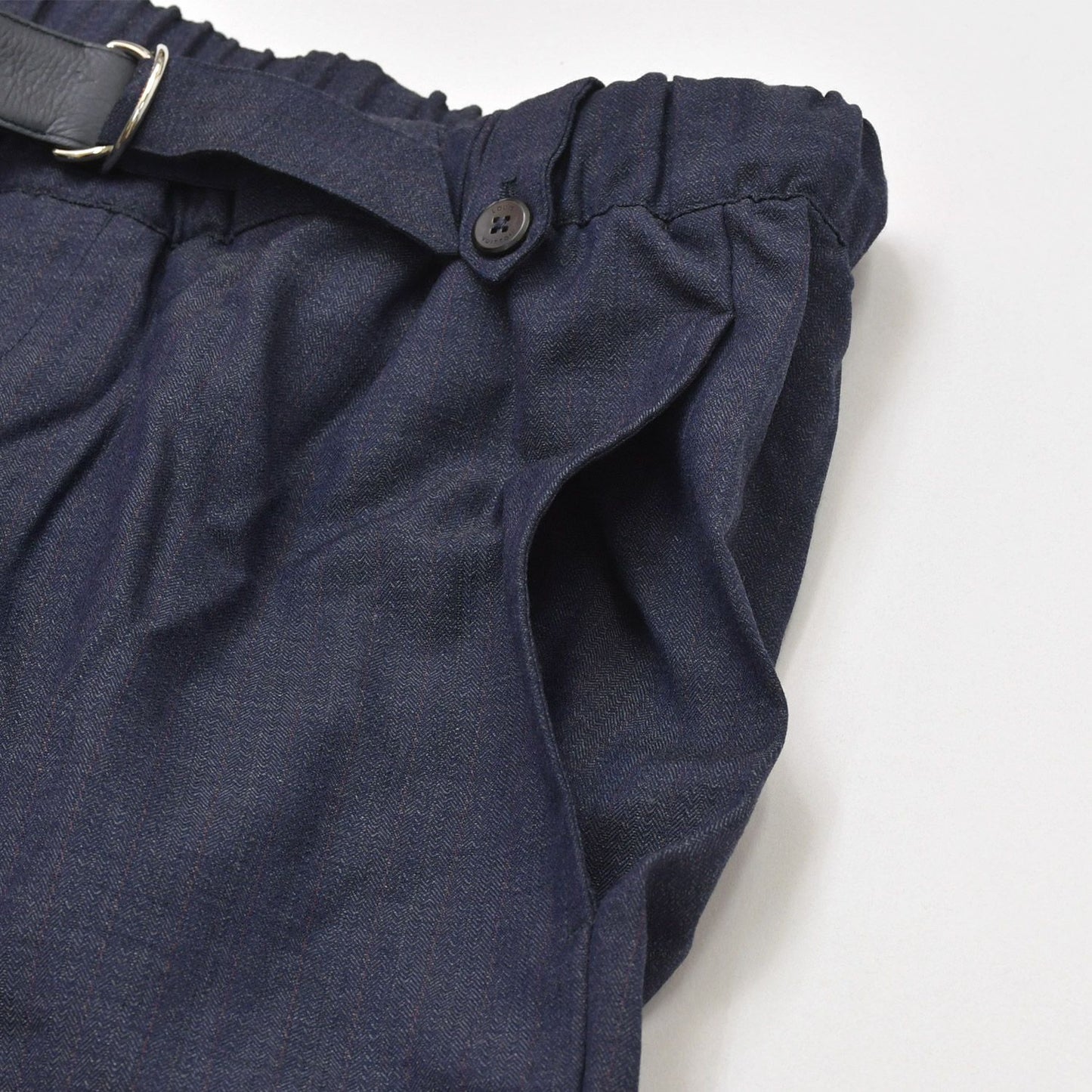 Louis Vuitton Trousers Shirred Haw Easy Pants Navy — view 4
