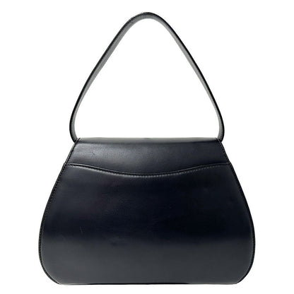 Cartier 2-Way Shoulder Bag Leather Panthère Black Handle Simple Adult — view 2