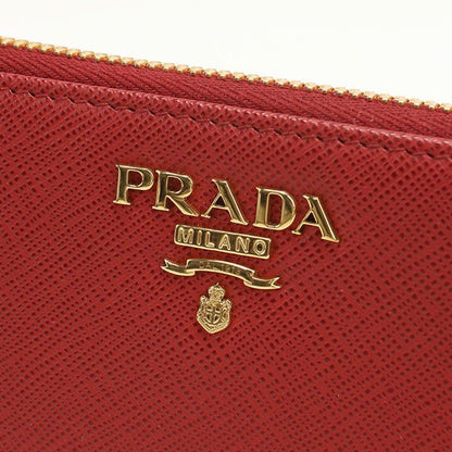 Prada Zip Around Saffiano Leather Wallet — view 4