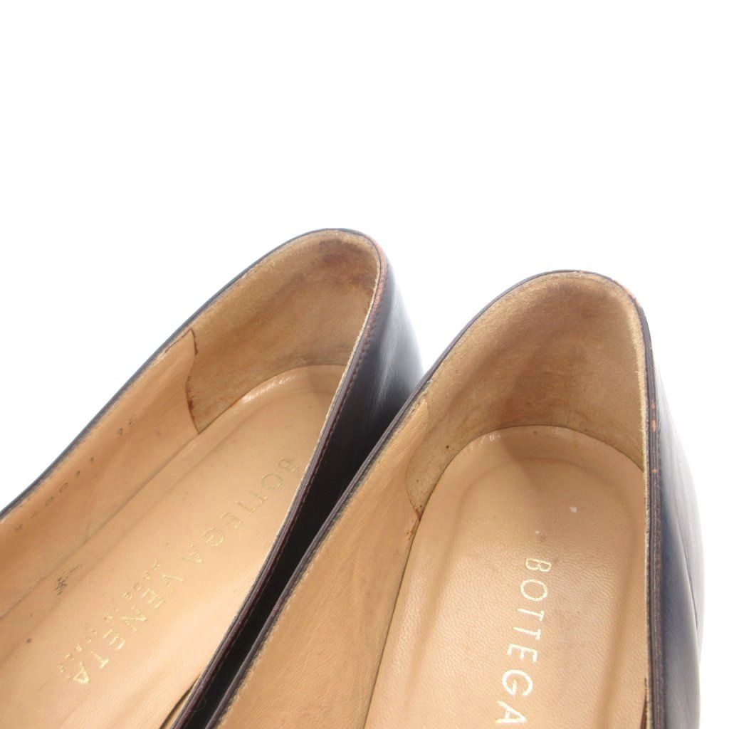 Bottega Veneta Loafers Slip on Intrecciato Leather Brown 35 — view 8