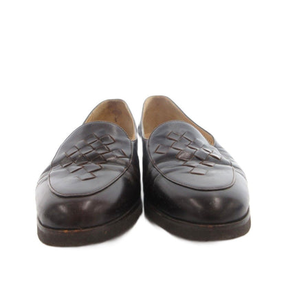 Bottega Veneta Loafers Slip on Intrecciato Leather Brown 35 — view 4