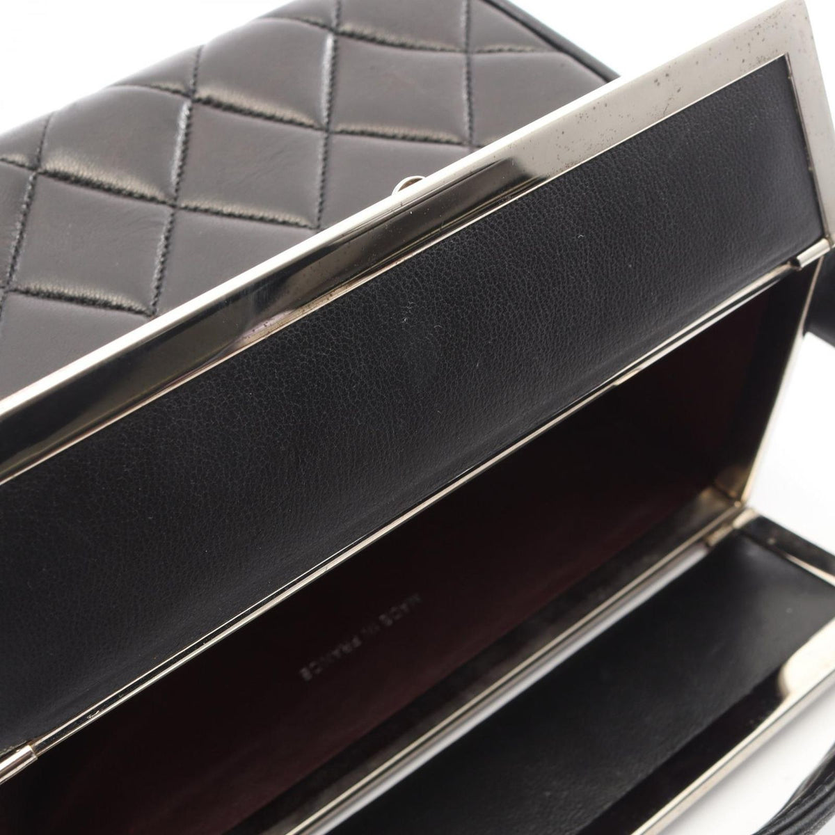 Chanel Handbag Quilted Black Lambskin — view 6