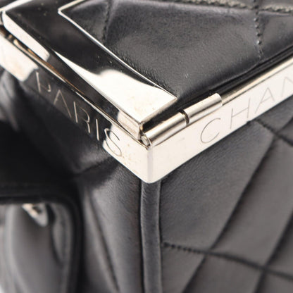 Chanel Handbag Quilted Black Lambskin — view 7